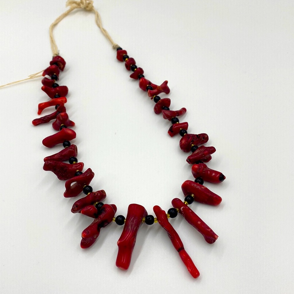 **SOLD** Coral Branch Chunky Necklace